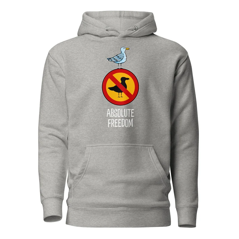 Sartre - Absolute Freedom Seagull - Premium Hoodie