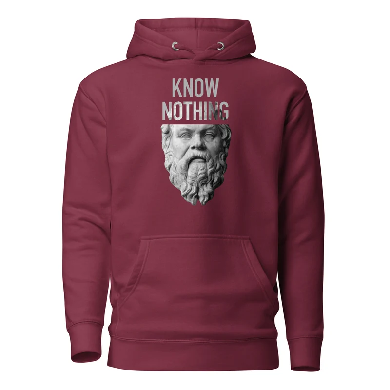 Socrates - Know Nothing - Premium Hoodie