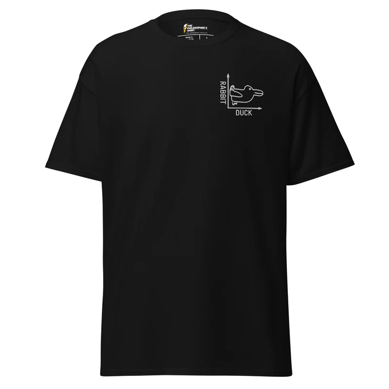 Rabbit-Duck - Embroidered - Unisex Classic T-Shirt
