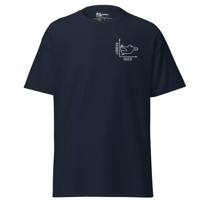 Rabbit-Duck - Embroidered - Unisex Classic T-Shirt