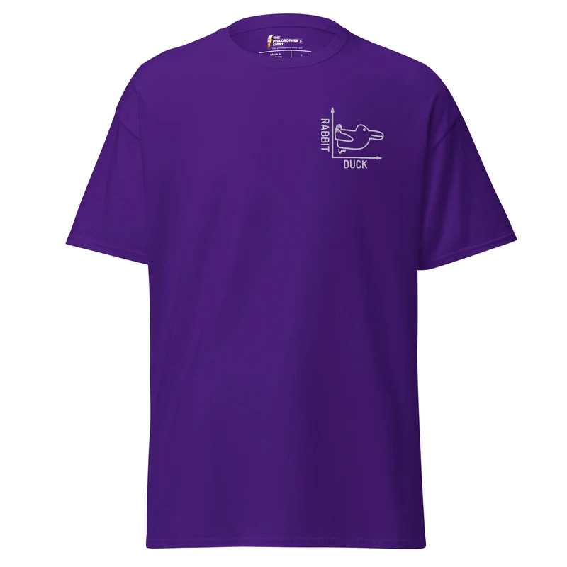 Rabbit-Duck - Embroidered - Unisex Classic T-Shirt