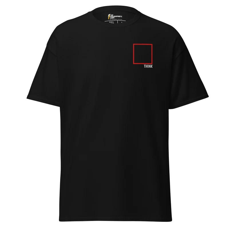 Think Outside the Box - Embroidered - Unisex Classic T-Shirt