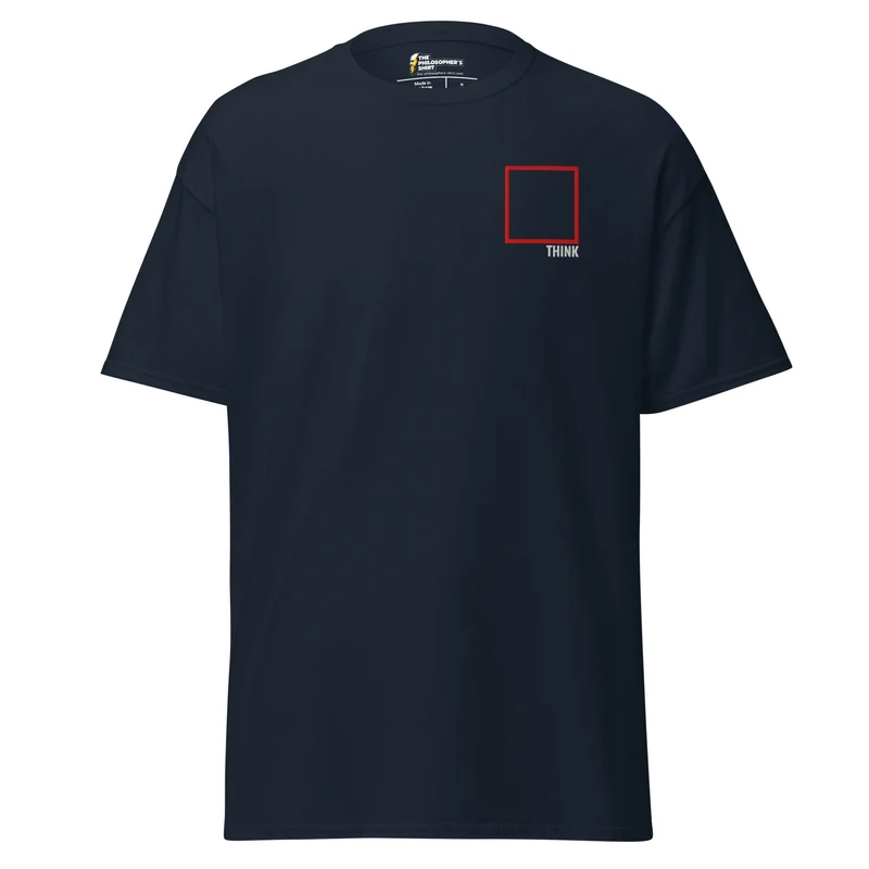 Think Outside the Box - Embroidered - Unisex Classic T-Shirt