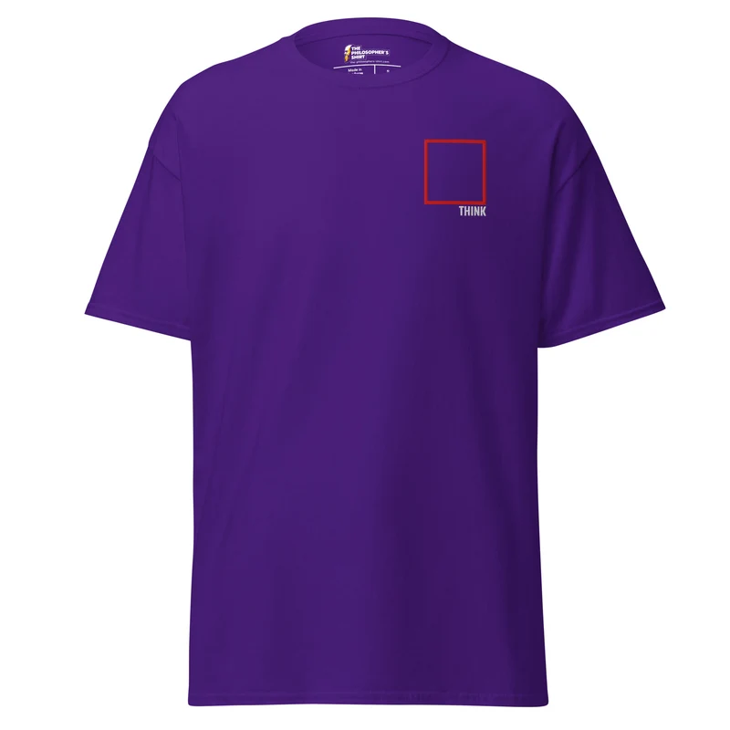 Think Outside the Box - Embroidered - Unisex Classic T-Shirt
