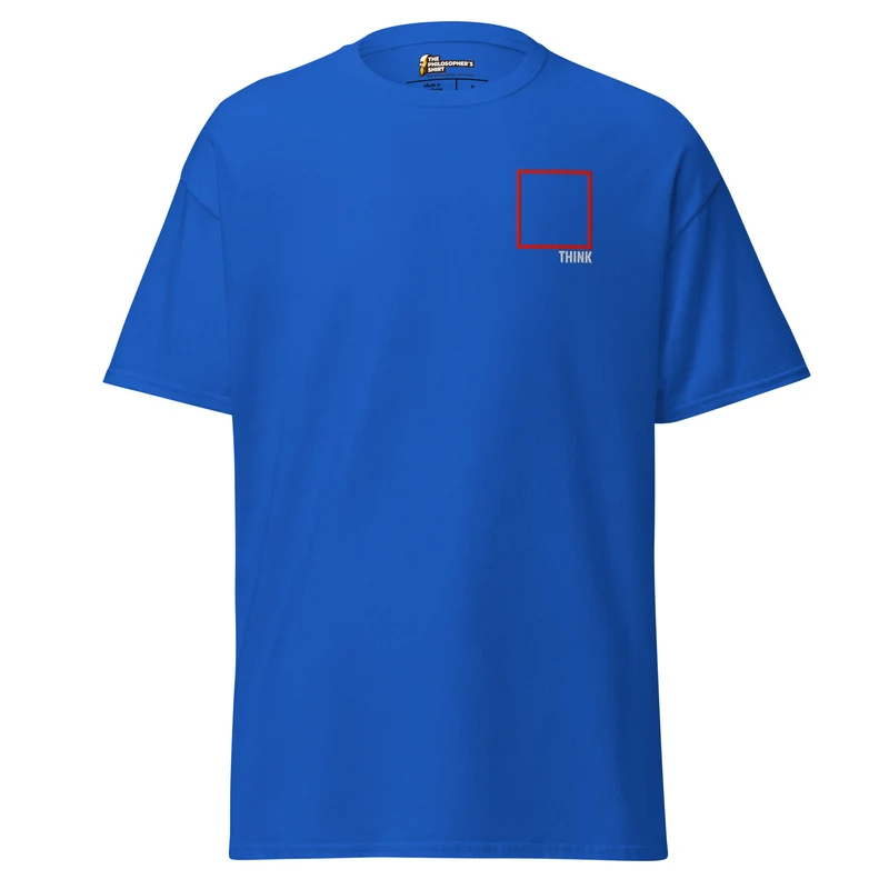 Think Outside the Box - Embroidered - Unisex Classic T-Shirt