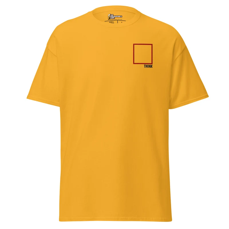 Think Outside the Box - Embroidered - Unisex Classic T-Shirt