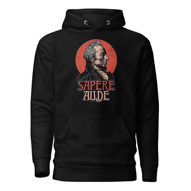Immanuel Kant - Sapere Aude - Premium Hoodie