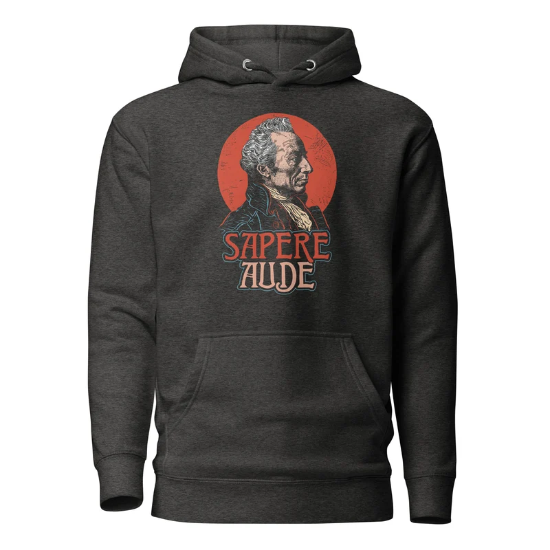 Immanuel Kant - Sapere Aude - Premium Hoodie