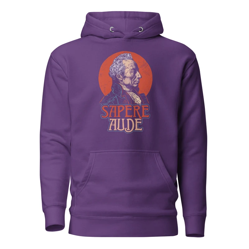 Immanuel Kant - Sapere Aude - Premium Hoodie