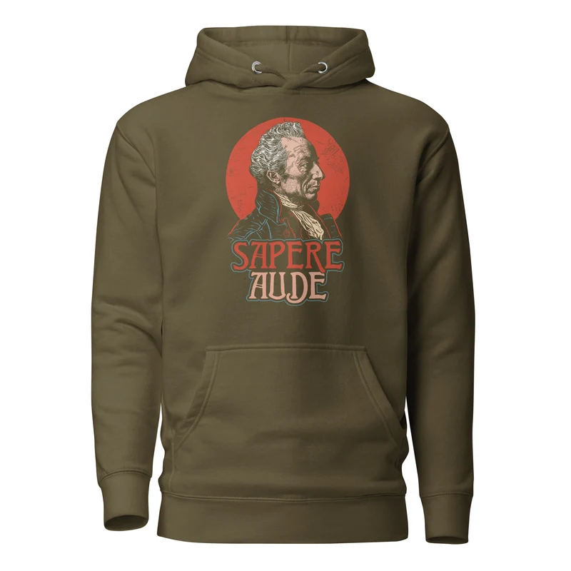 Immanuel Kant - Sapere Aude - Premium Hoodie