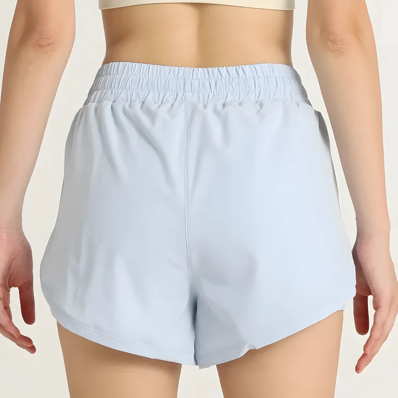 High Waist Three Quarter Workout Shorts