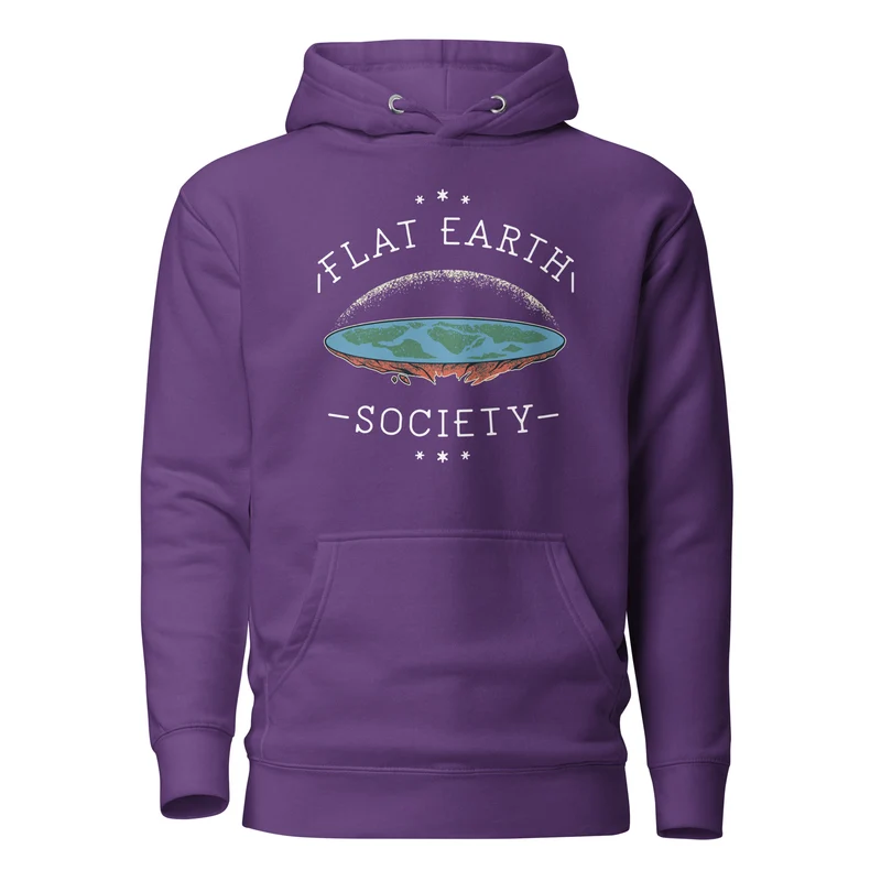 Flat Earth Society - Premium Hoodie