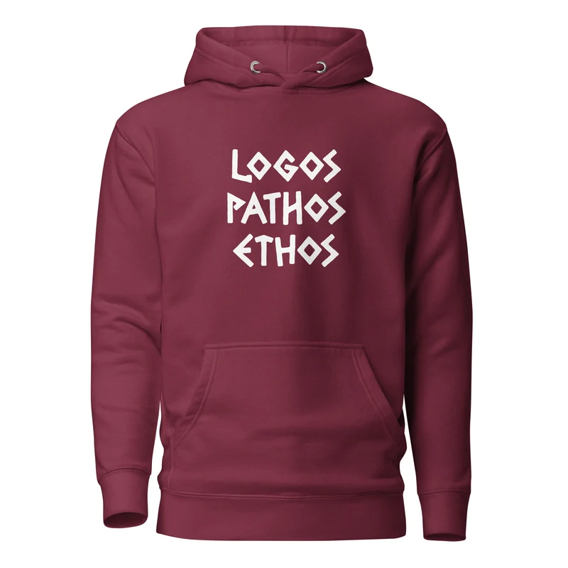 Logos Pathos Ethos - Premium Hoodie