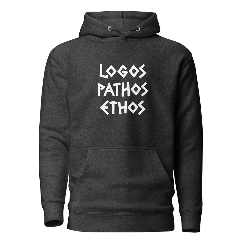 Logos Pathos Ethos - Premium Hoodie