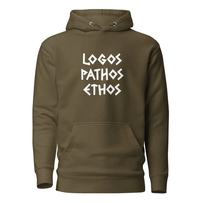 Logos Pathos Ethos - Premium Hoodie