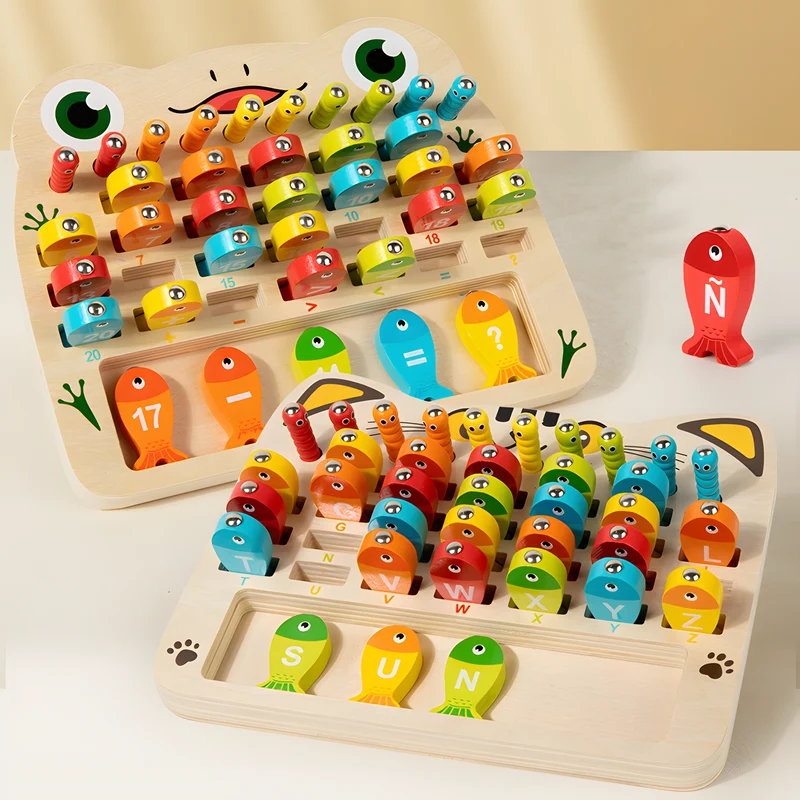 Wooden Magnetic Fishing Game