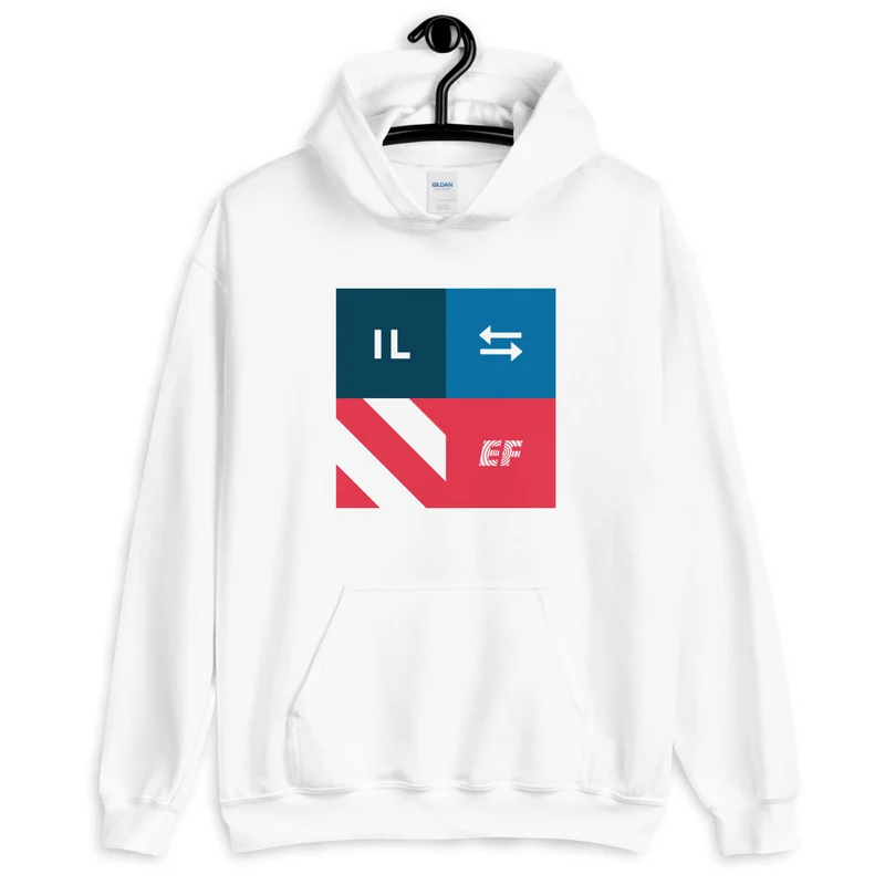 USA In Country - Illinois - State Pride Hoodie