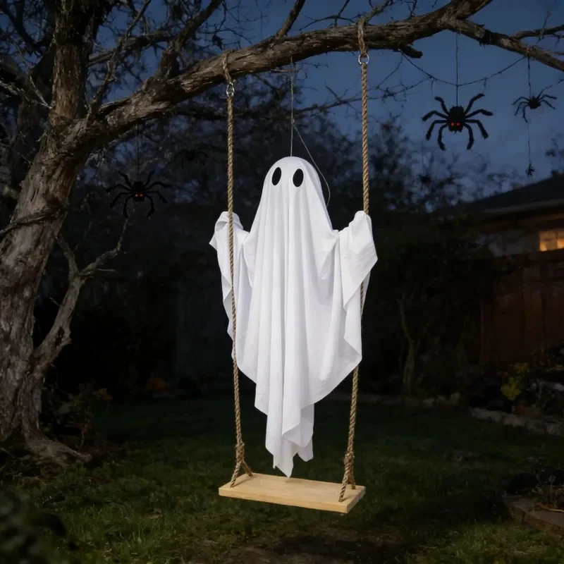 Ghost Swing Halloween Decoration