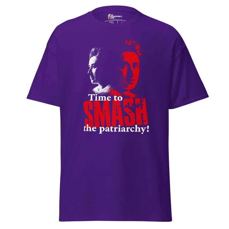 Time to SMASH the patriarchy! by Rosa Luxemburg - Unisex Classic T-Shirt