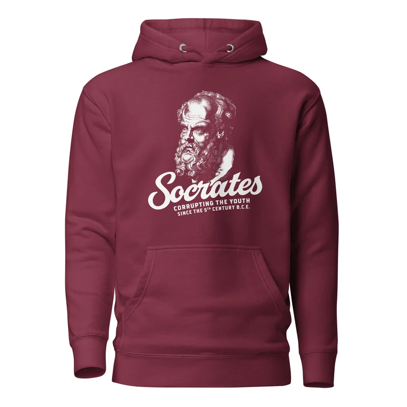 Socrates - Corrupting the youth - Premium Hoodie