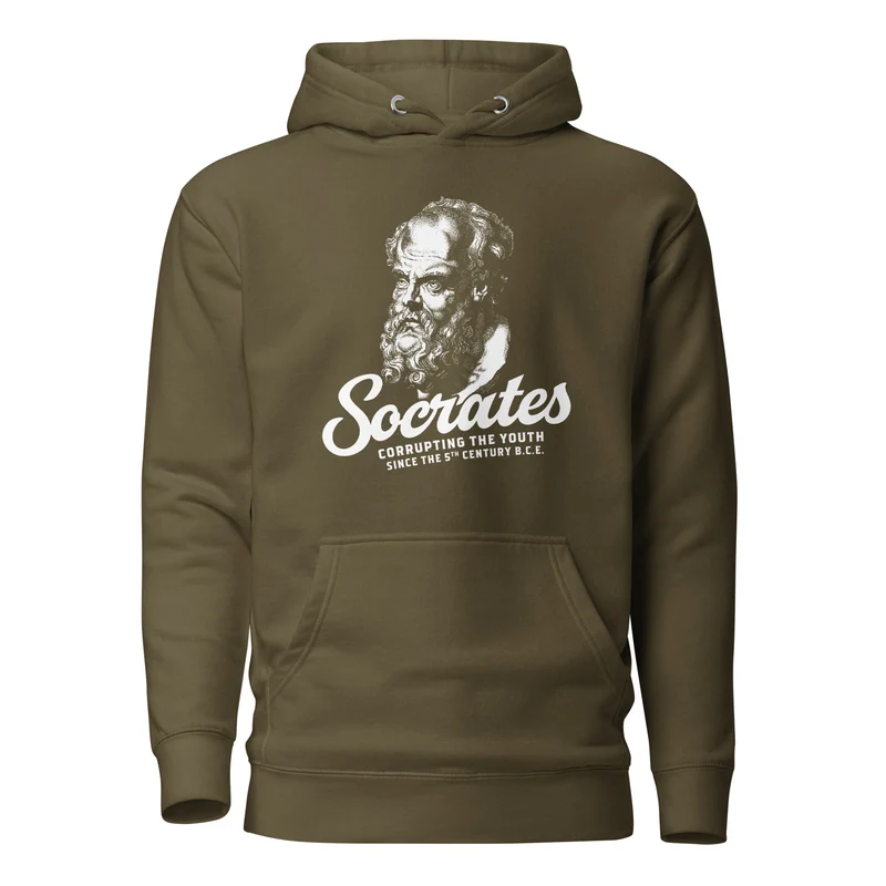 Socrates - Corrupting the youth - Premium Hoodie