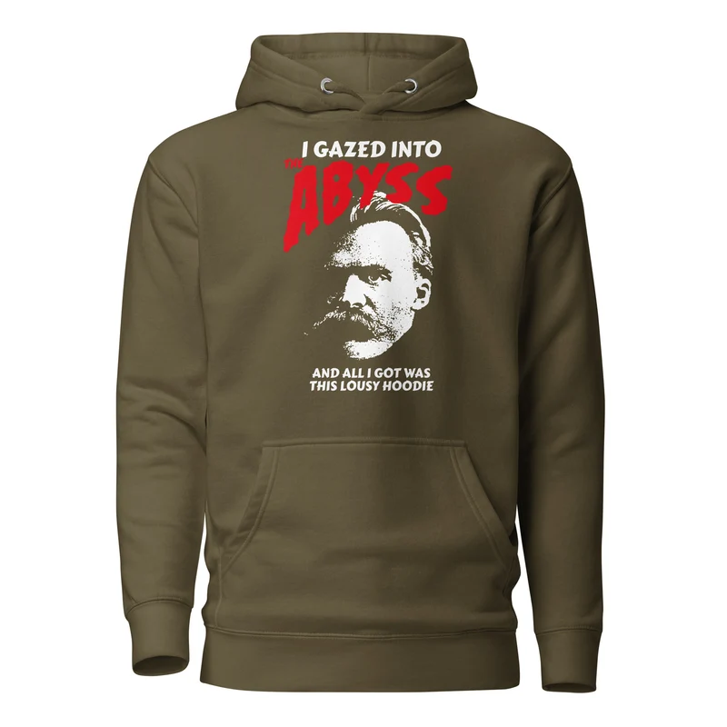 Nietzsche - I Gazed Into The Abyss - Premium Hoodie