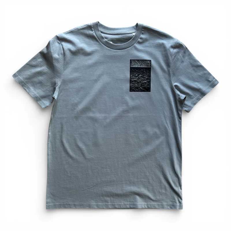 Raue See Unisex T-Shirt – Misty Grey