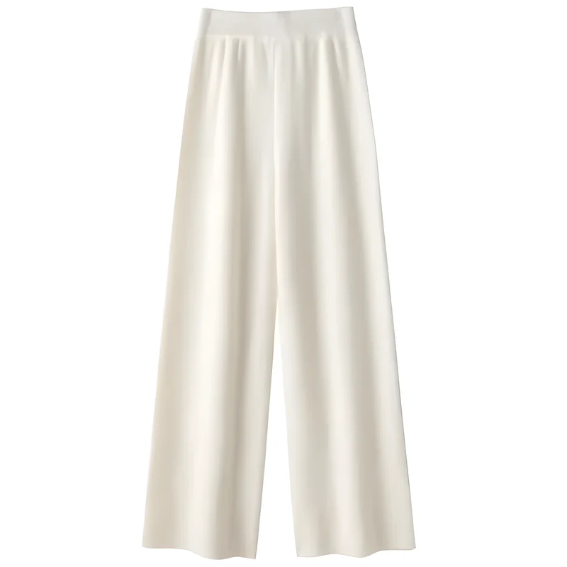 Wool Wide-Leg Pants