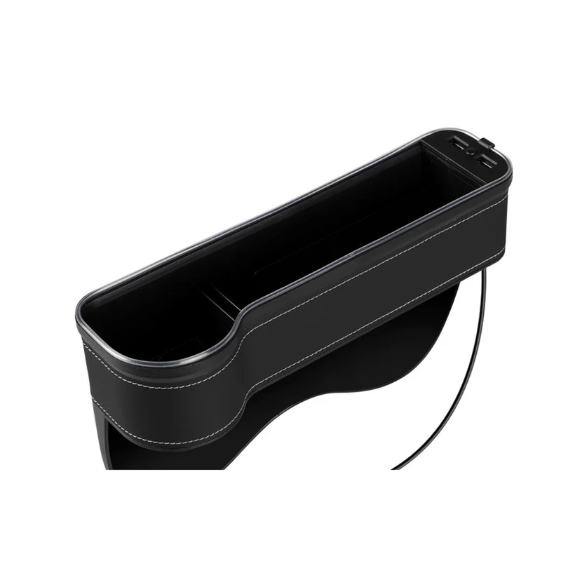 Car Seat Gap Organizer with USB Light