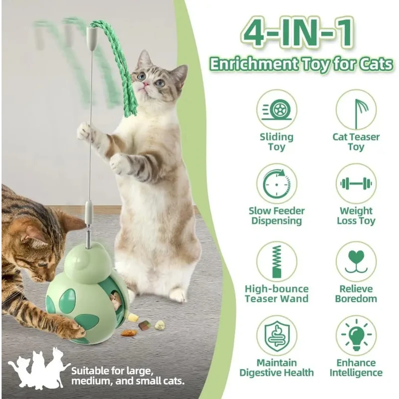 Interactive Cat Tumbler Toy