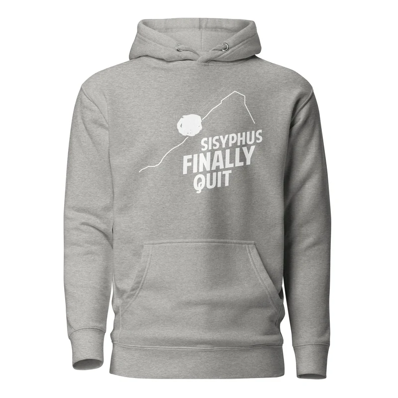 Camus - Sisyphus Finally Quit - Premium Hoodie
