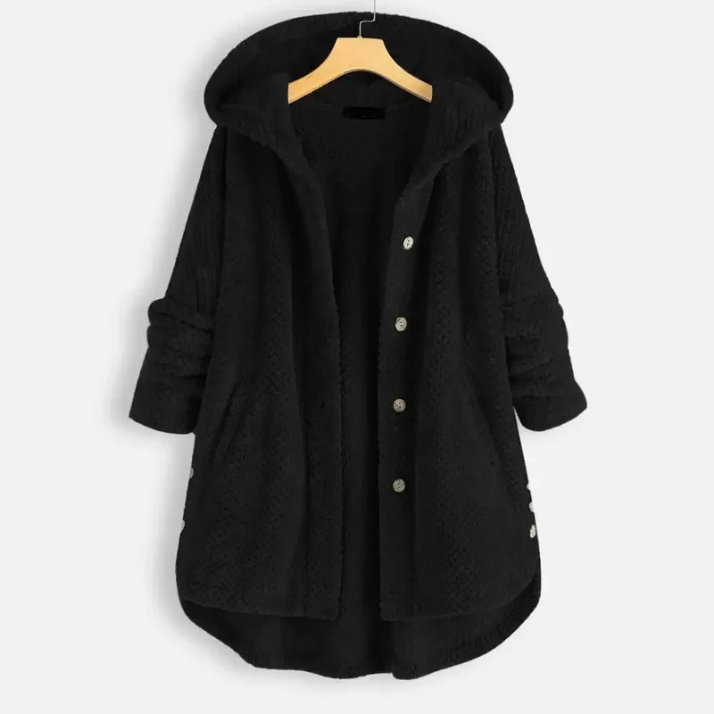 Hooded Fleece Cardigan