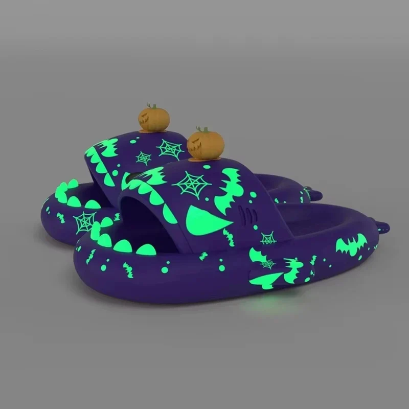 Glow-in-the-Dark Shark Slippers