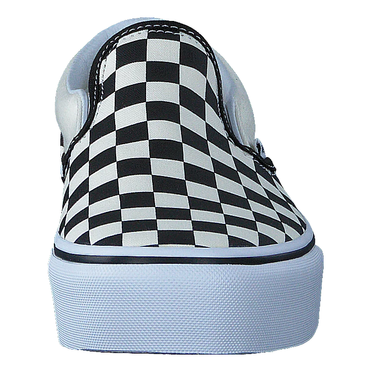 Ua Classic Slip-on Platform Black And White Checker/white