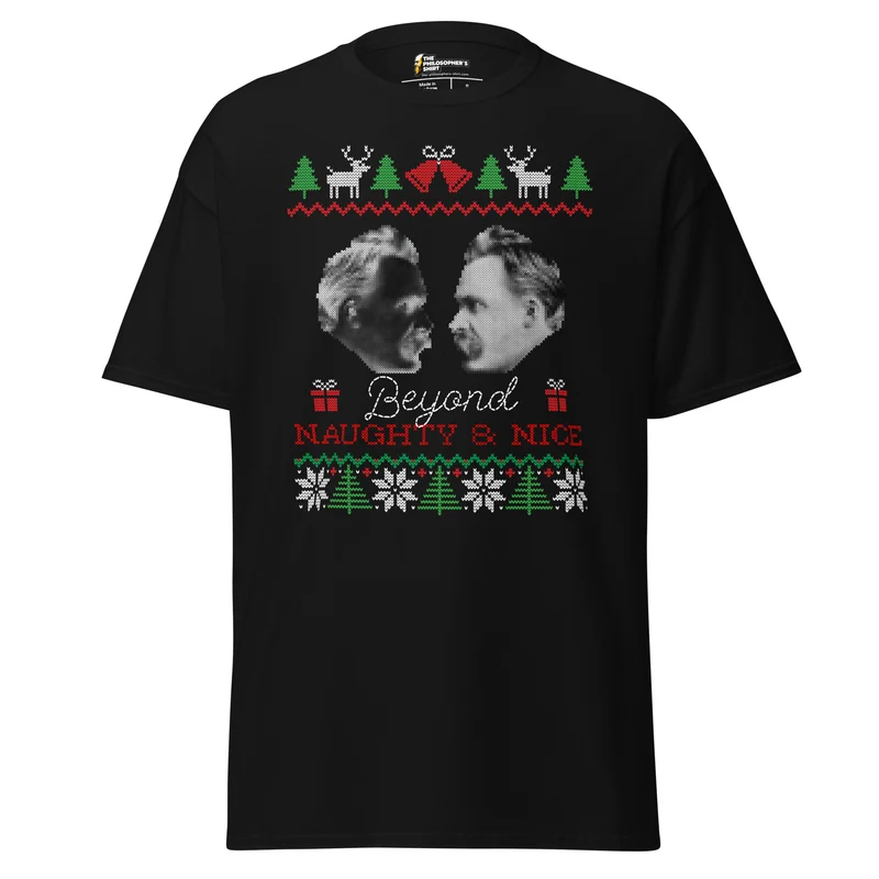 Nietzsche - Beyond naughty and nice - Unisex Classic T-Shirt