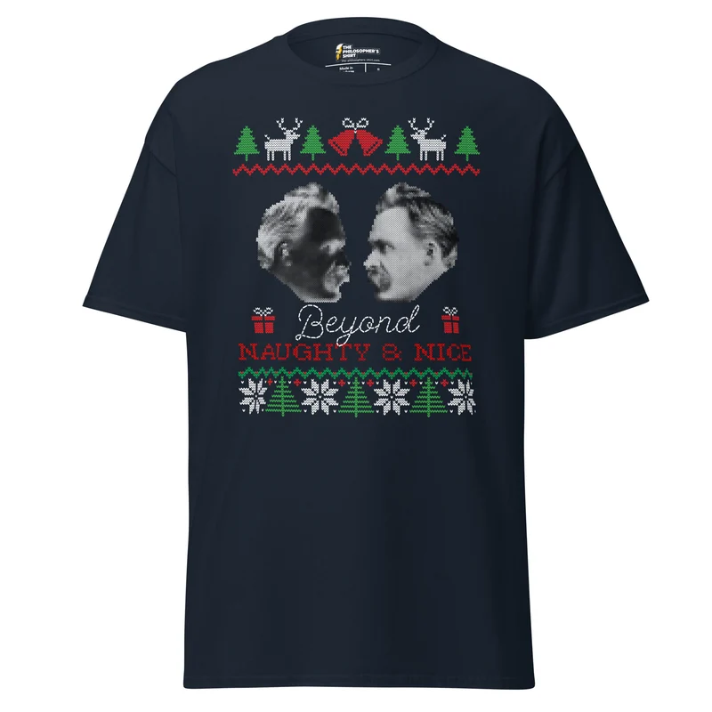 Nietzsche - Beyond naughty and nice - Unisex Classic T-Shirt