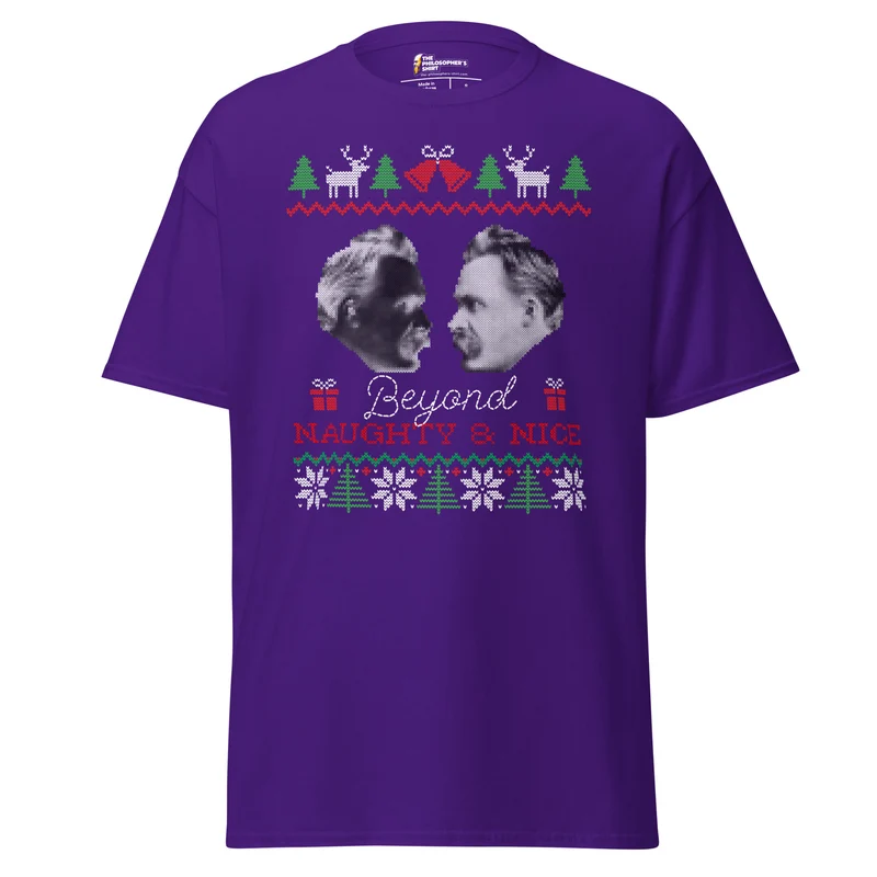 Nietzsche - Beyond naughty and nice - Unisex Classic T-Shirt