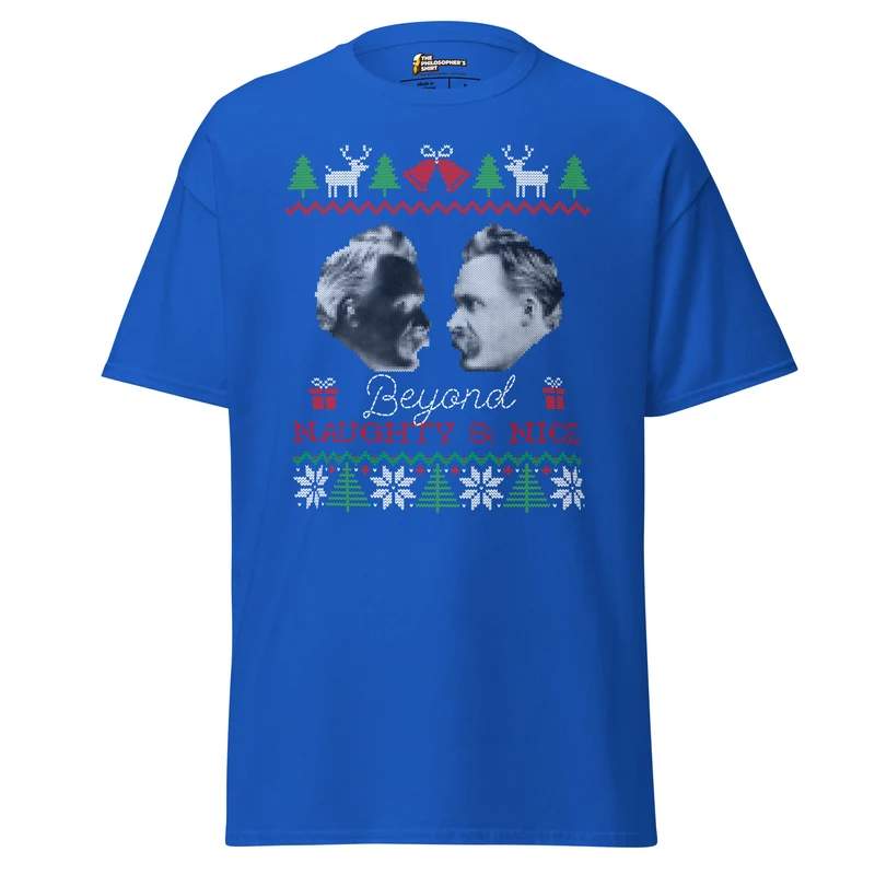 Nietzsche - Beyond naughty and nice - Unisex Classic T-Shirt