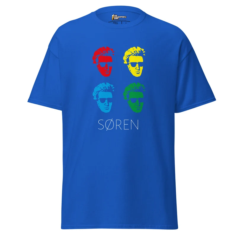 Soeren Kierkegaard Pop Art - Unisex Classic T-Shirt