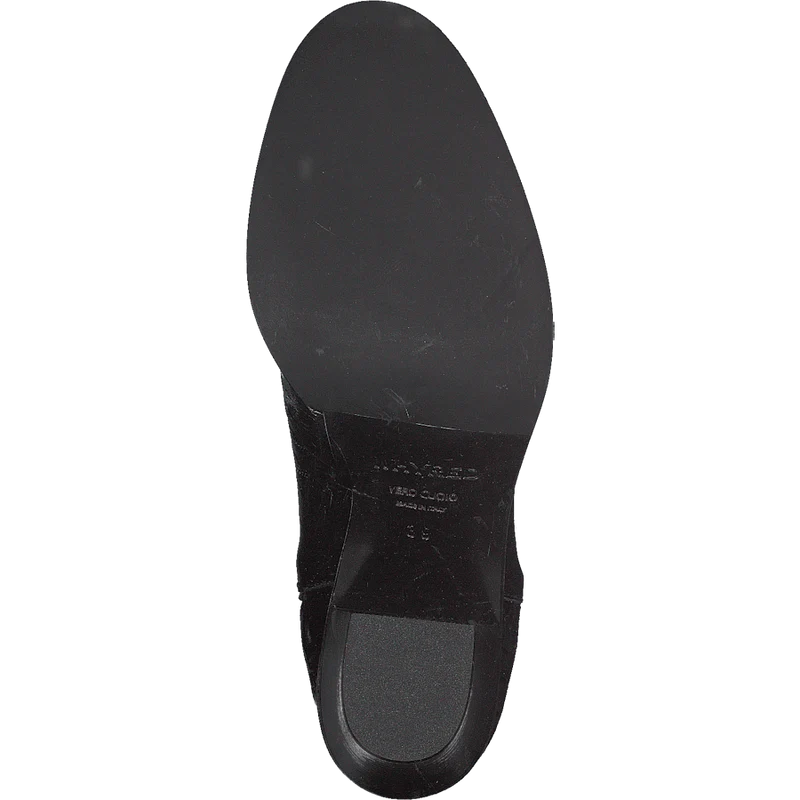 Luisa High Croco Black