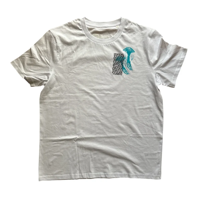 Quallen mit Logos Unisex T-Shirt – White