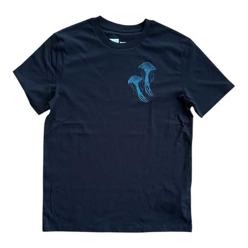 Quallen Unisex T-Shirt – handbedruckt, limitiert auf 10 Stück
