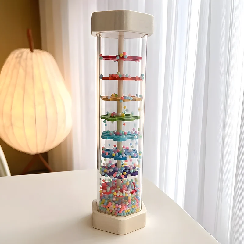 Wooden Rain Sound Tube