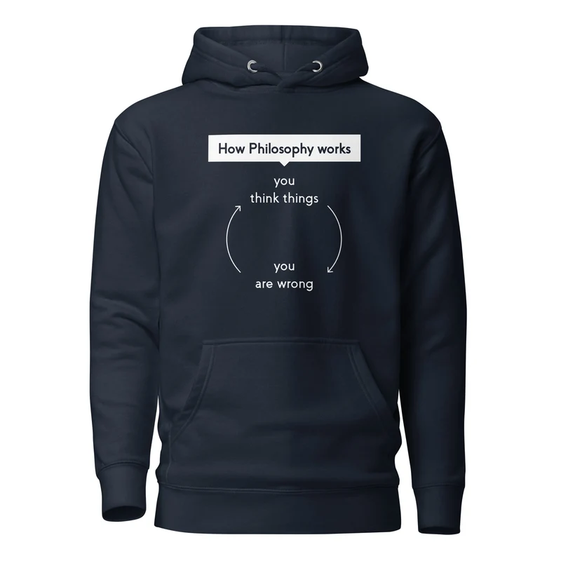 How Philosophy works - Premium Hoodie