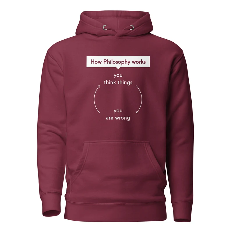 How Philosophy works - Premium Hoodie