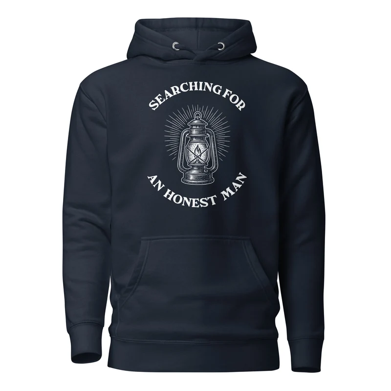 Diogenes' Lantern - Searching for an honest man - Premium Hoodie