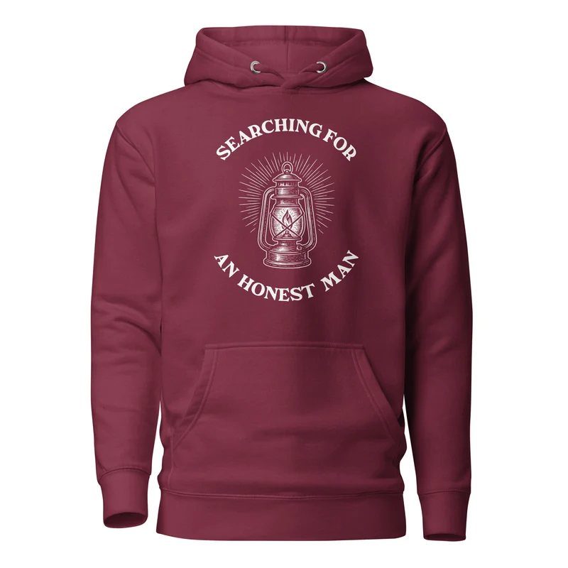 Diogenes' Lantern - Searching for an honest man - Premium Hoodie