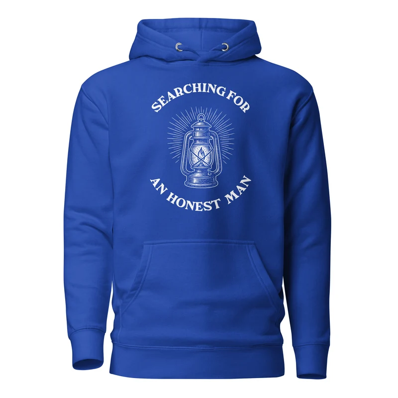Diogenes' Lantern - Searching for an honest man - Premium Hoodie