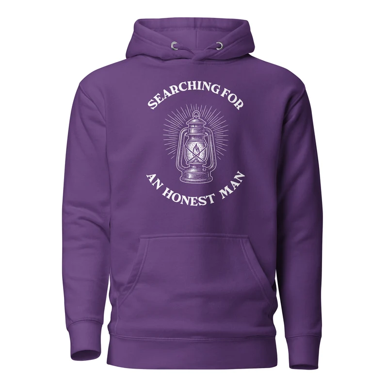 Diogenes' Lantern - Searching for an honest man - Premium Hoodie