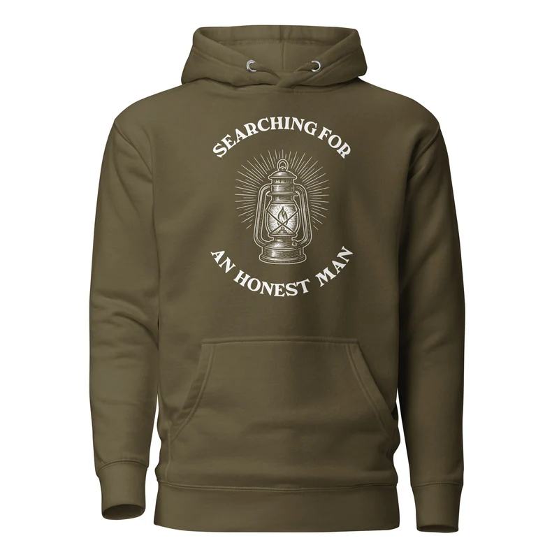 Diogenes' Lantern - Searching for an honest man - Premium Hoodie